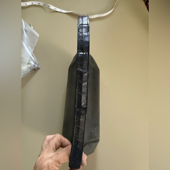 Vintage, 50’s, 60s, black, lizard skin bag, rockabilly, handbag. - Picture 10 of 11